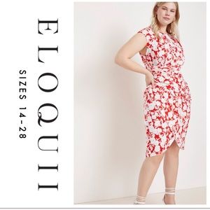 ELOQUII | Floral Wrap Dress